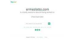 Desktop Screenshot of ermeslotto.com